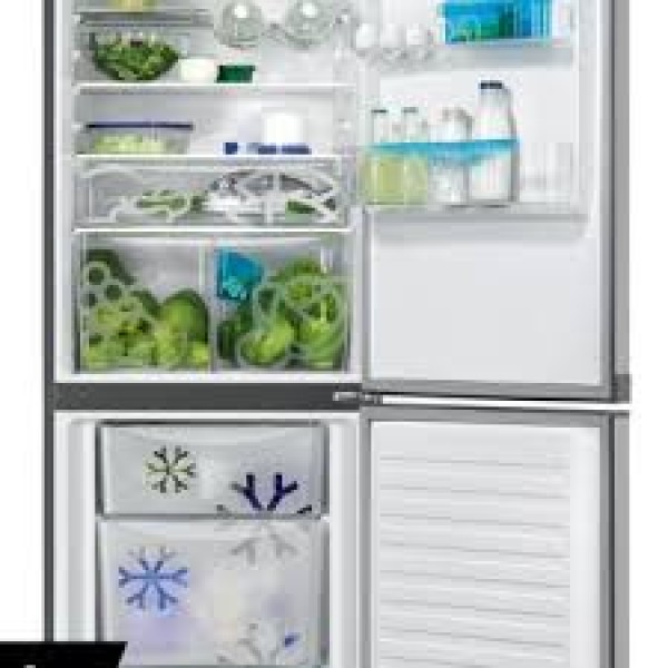 Zanussi ZRB36104XA  A ++ csomagolt kombinált hűtőgép 